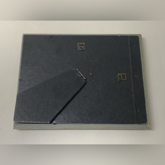 1990s Vintage Gold Painted Carved Embellished Wooden Standalone Picture Frame - Picture 9 of 15